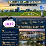 Bán nền biệt thự Happy Home Cà Mau 240m², sổ hồng riêng, giá 3,8 tỷ, phường Tân Thành - Ảnh thu nhỏ 1