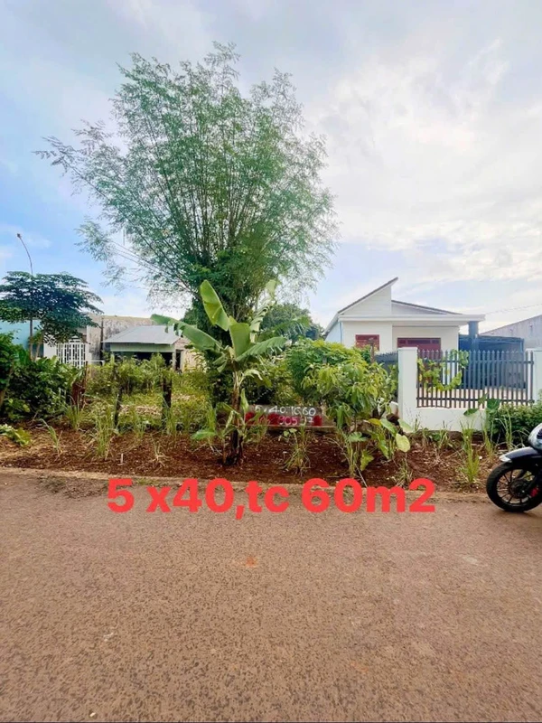 Bán đất 5x40 (200m2) thổ cư 60m2 trục lộ 2 Buôn Ky, phường Thành Nhất, Buôn Ma Thuột giá 1,6 tỷ