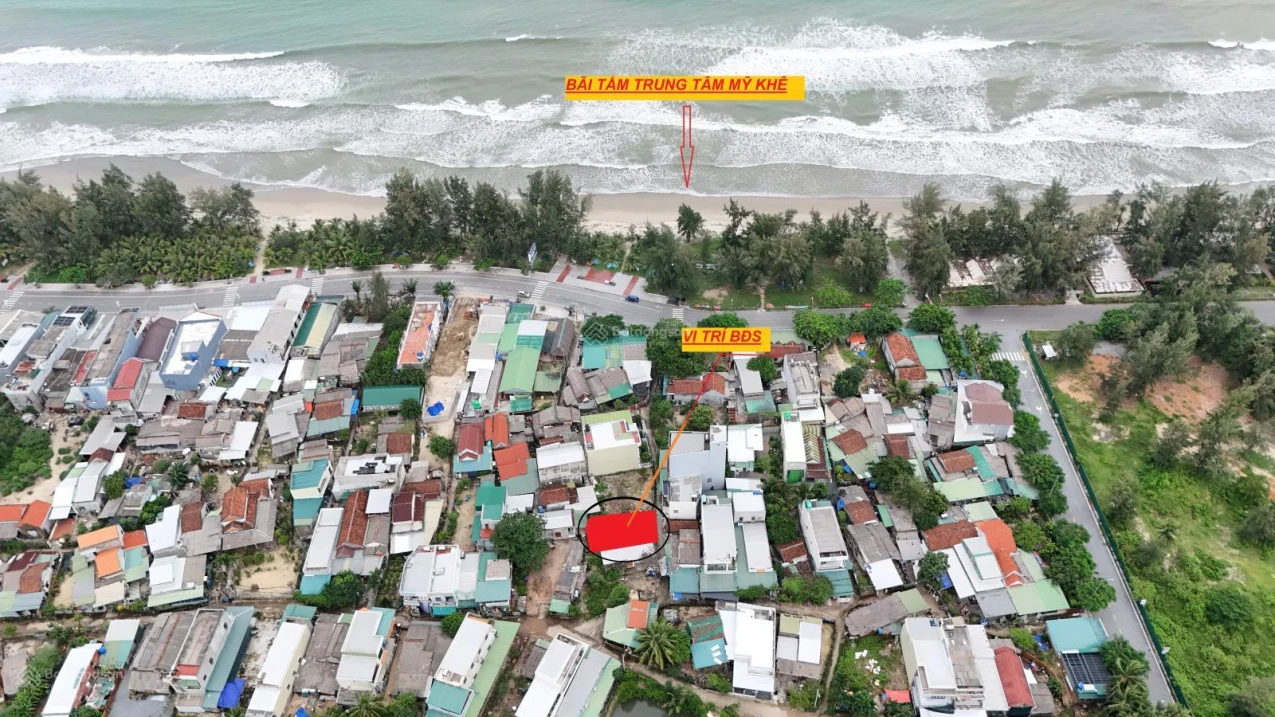 Bán đất thổ cư ngay bãi tắm Mỹ Khê Tịnh Khê, Quảng Ngãi, 127m2 hướng Nam, đường 2.5m giá 12.5tr/m2 - Ảnh 1