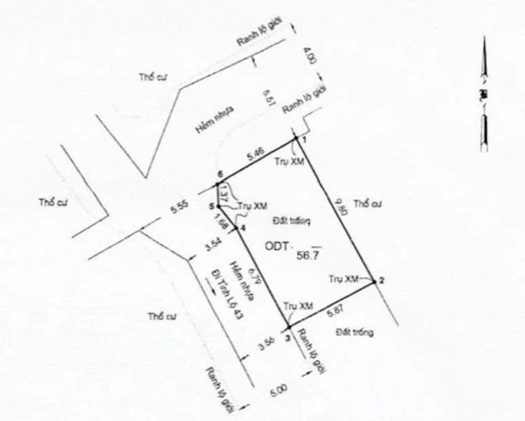 Bán đất 57m2 Tam Bình, Thủ Đức, đường thông 5m, nhỉnh 3 tỷ