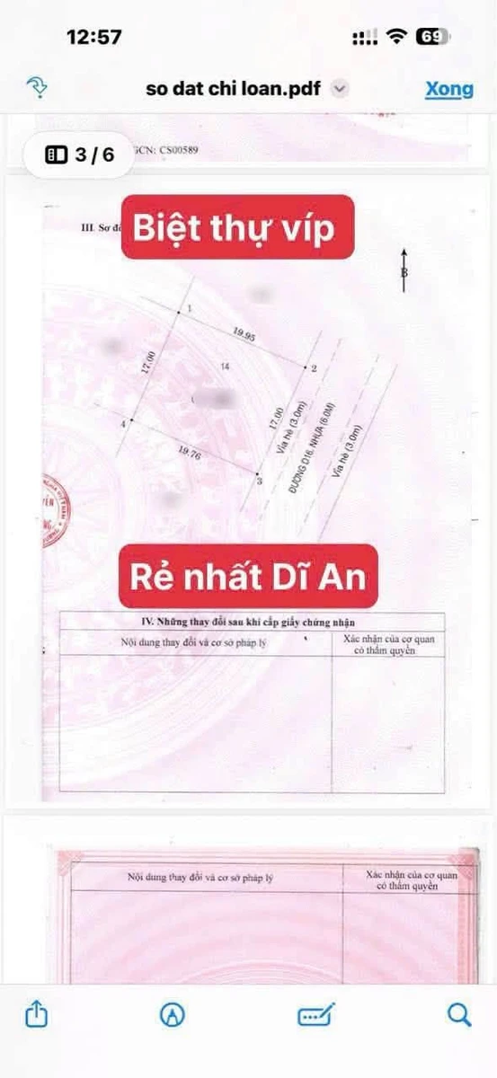 Bán biệt thự tân cổ điển 340,8m² Dĩ An, Bình Dương 15 tỷ - Ảnh thu nhỏ 3