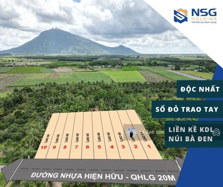 Chính chủ cần bán lô tại khu du lịch Núi Bà Đen. Suối Đá, Dương Minh Châu, Tây Ninh. LH 0985 901 ***