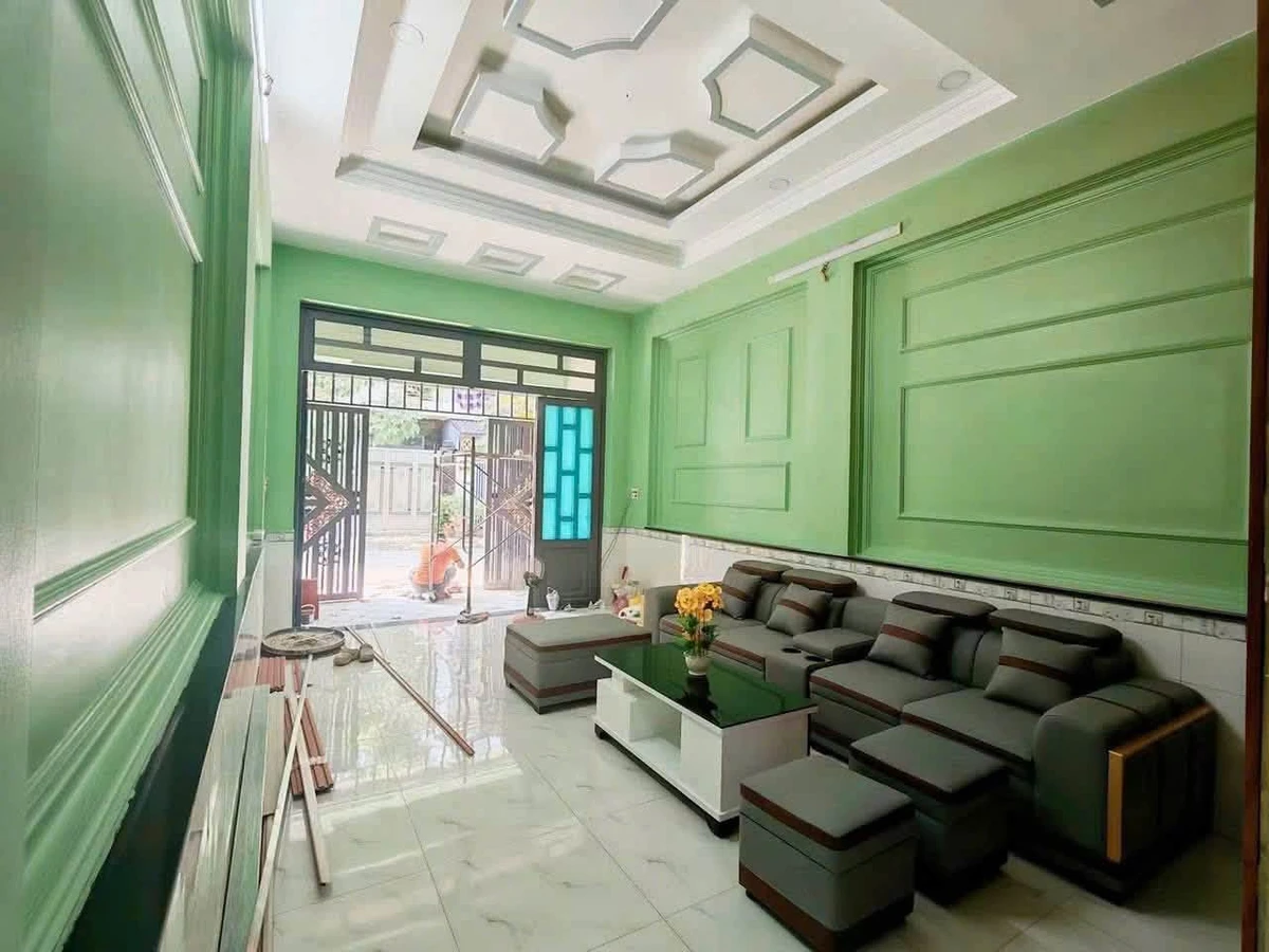 Bán nhà trệt lầu 4x15m sổ riêng hoàn công tại Mỹ Hạnh Bắc, Đức Hòa, Long An - Ảnh thu nhỏ 3