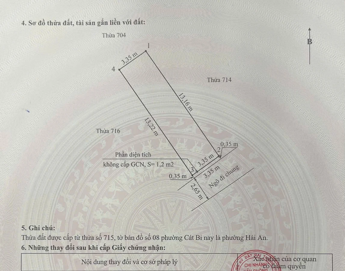 Bán đất 44.2m² tặng nhà ở Cát Bi, Hải Phòng 1.99 tỷ - Ảnh thu nhỏ 2