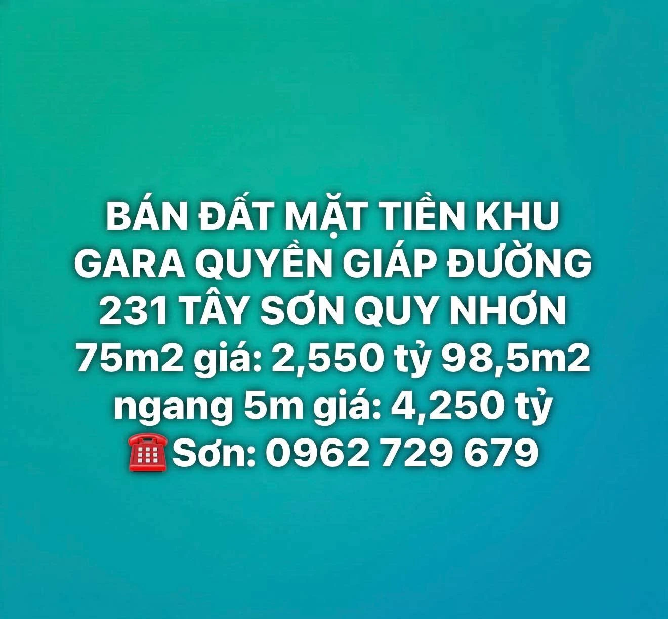 Bán đất mặt tiền đường A1 Quy Nhơn 75m2-98.5m2 - Ảnh 1