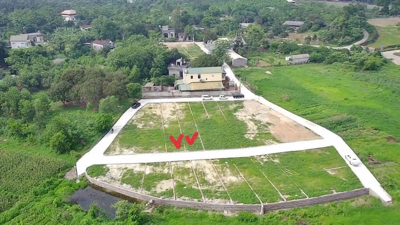 Bán đất 104m2 full thổ cư mặt tiền 5m Ba Vì Hà Nội