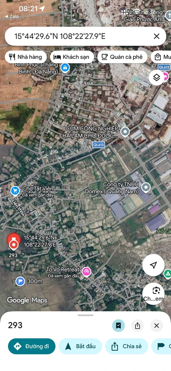 Bán đất 293m2 gần Cụm CN Hà Lam, Đà Nẵng, giá 69 triệu - Ảnh thu nhỏ 2