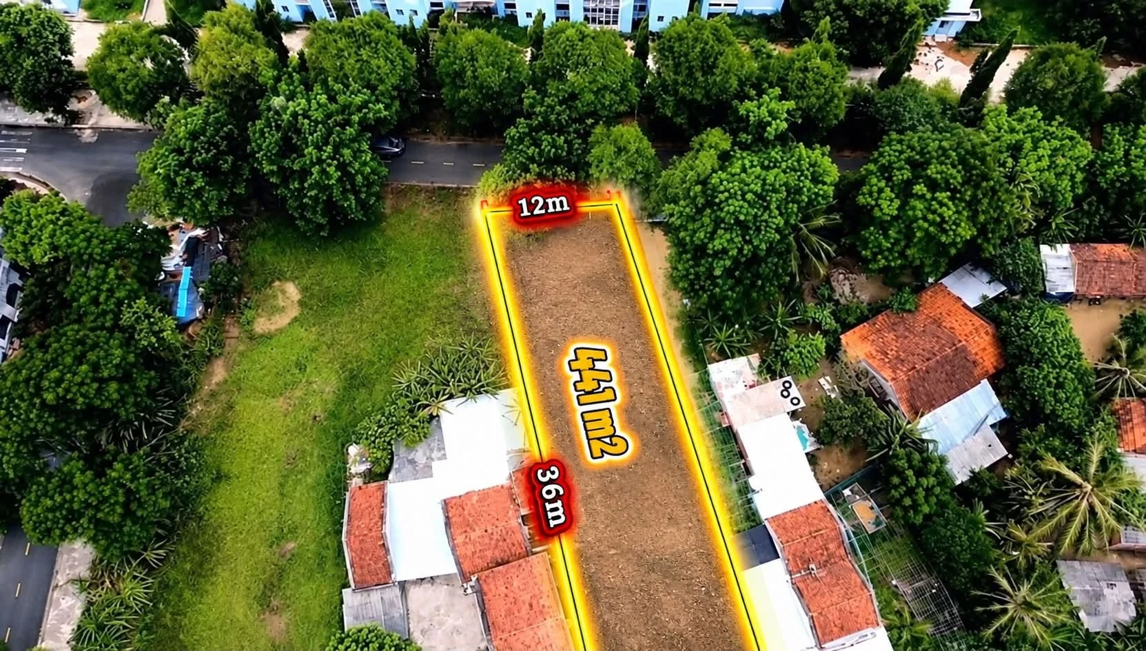 Bán lô đất 441m² làm kho xưởng sau bệnh viện Phú Hoà 1 - Ảnh 1