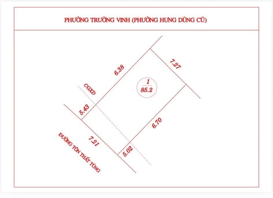 Bán nhà mặt tiền Tôn Thất Tùng 85m2 kinh doanh 4,8 tỷ - Ảnh thu nhỏ 3
