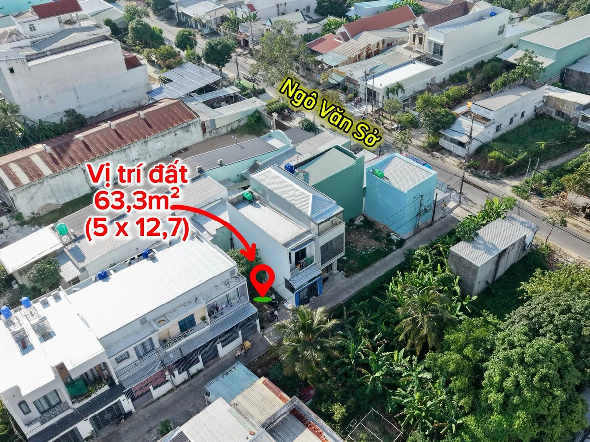 Bán đất hẻm 63,3m² Ngô Văn Sở Rạch Giá 1tỷ050triệu - Ảnh thu nhỏ 3