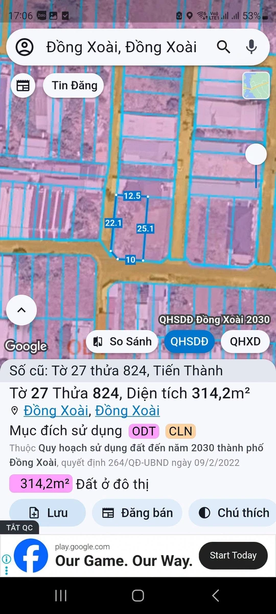 Bán đất góc 2 mặt tiền Đồng Xoài, Đồng Nai 1.5 tỷ - Ảnh thu nhỏ 2