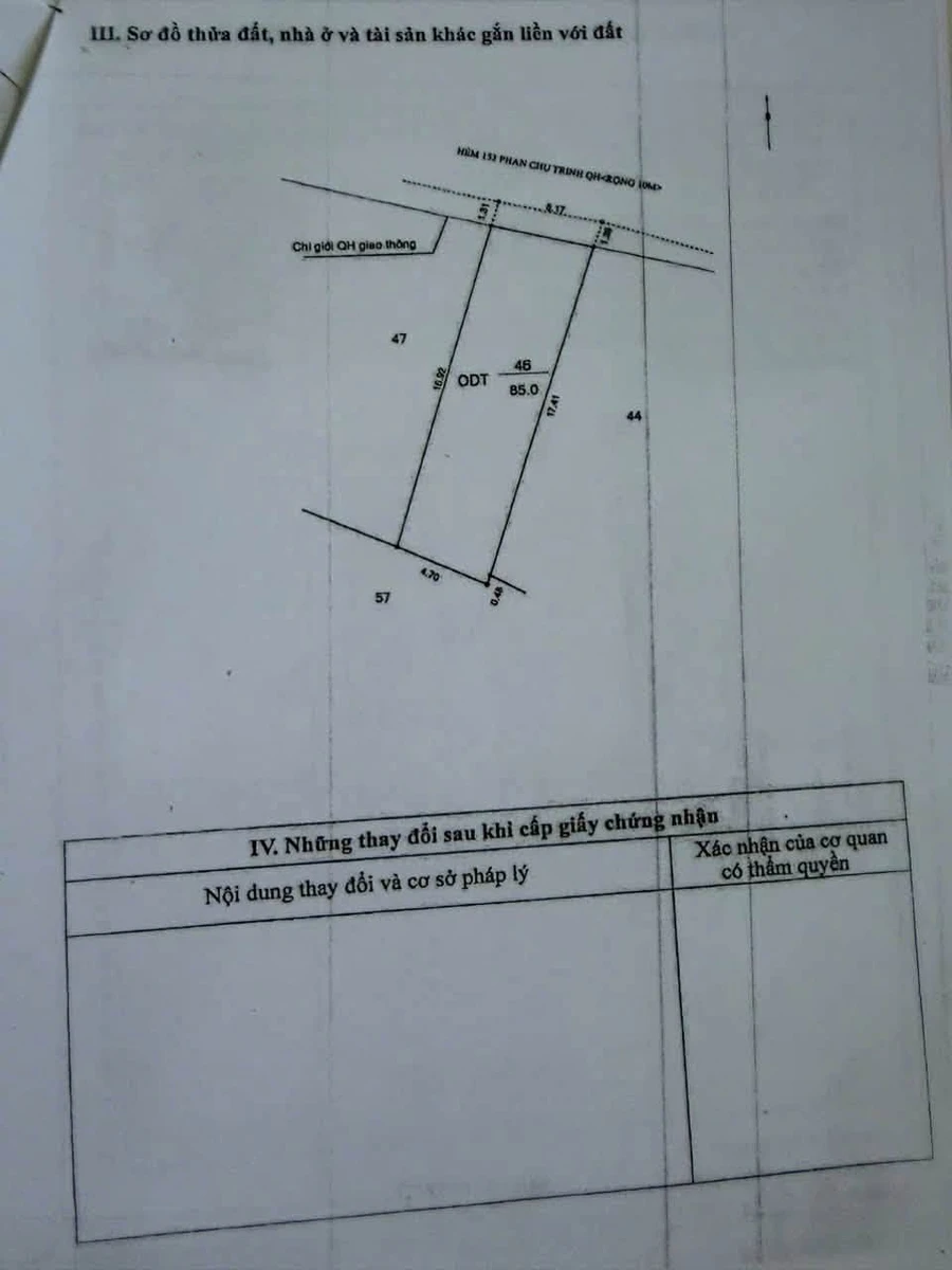Bán đất đẹp hẻm 153 Phan Chu Trinh, 94.4m², 3.3 tỷ - Ảnh thu nhỏ 3