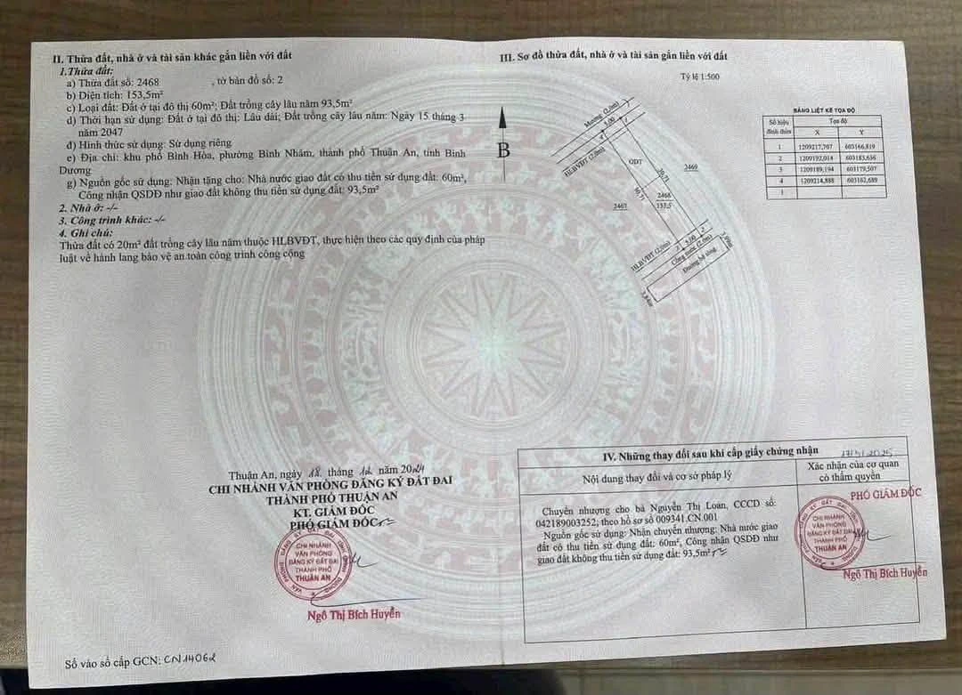 Bán lô đất Nguyễn Chí Thanh, Bình Nhâm 153m2, 3,65 tỷ - Ảnh thu nhỏ 3