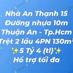 Nhà bán 2 mặt thoáng An Thạnh 130m² 4 phòng ngủ - Ảnh thu nhỏ 1