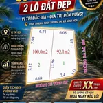 Bán 2 lô đất thổ cư 100m² và 92,2m² giá 220 triệu/lô tại Vĩnh Thạnh, Ninh Trung - Ảnh thu nhỏ 1
