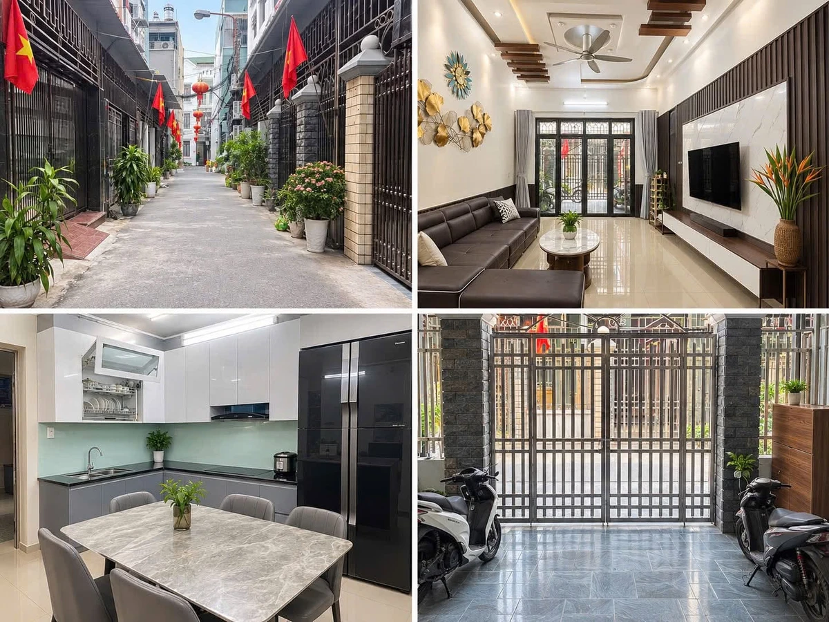 Bán nhà phố 73,5m² 4PN tuyến 2 Văn Cao, Tân Phú - Ảnh 1