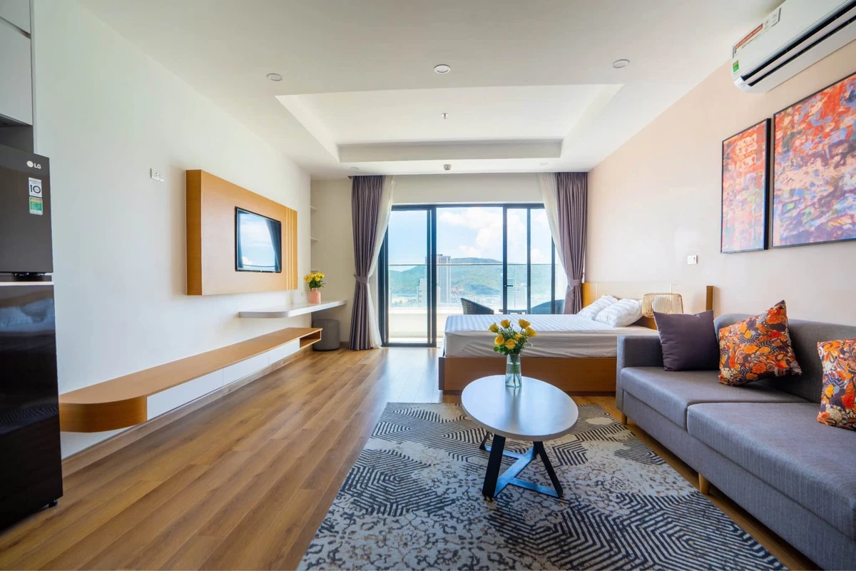 Cho thuê căn hộ 62m² 1 PN view biển Quy Nhơn, 9 triệu/tháng - Ảnh 1
