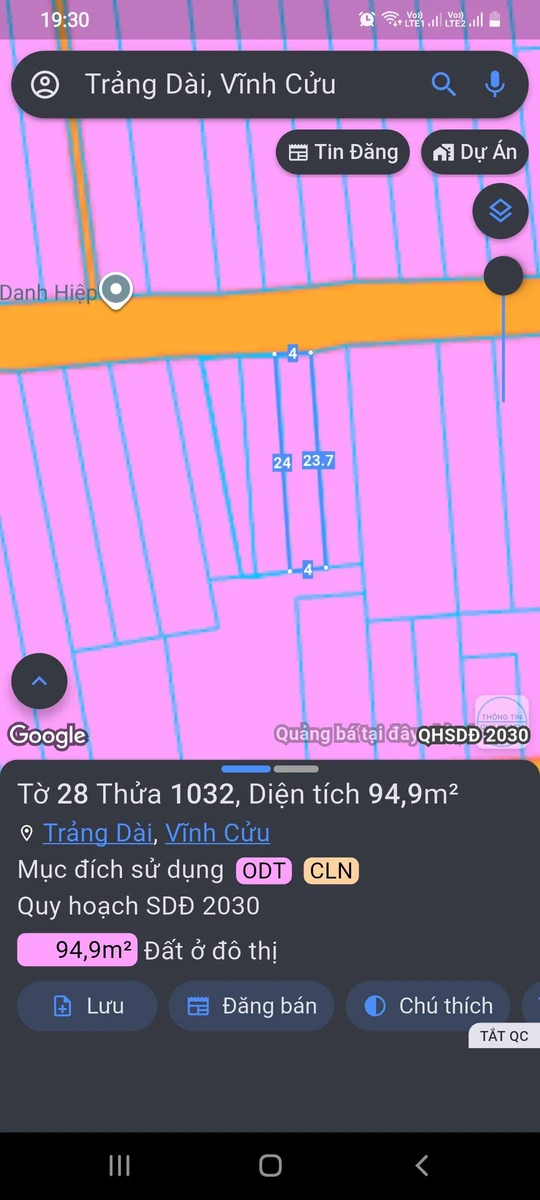 Bán đất sổ riêng thổ cư 96m² Trảng Dài, Đồng Nai - Ảnh thu nhỏ 2