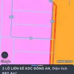 Bán 3 lô đất góc 2 mặt tiền 882m2 KDC Đông An, Dĩ An - 21 tỷ - Ảnh thu nhỏ 1
