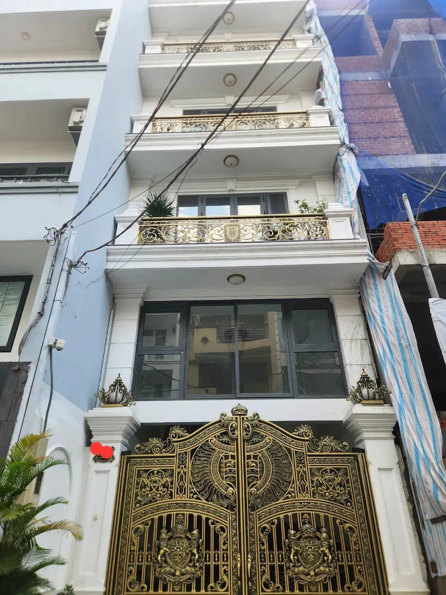 Bán nhà 91m² khu sân bay, 4 tầng sân thượng - Ảnh 1
