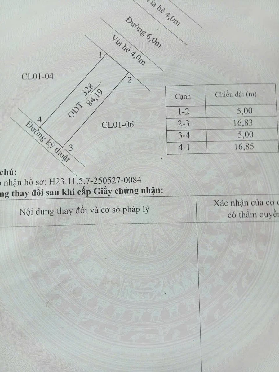 Bán lô đất 85m² KĐT Thái Hà Kinh Môn Hải Phòng giá 1 tỷ - Ảnh thu nhỏ 3