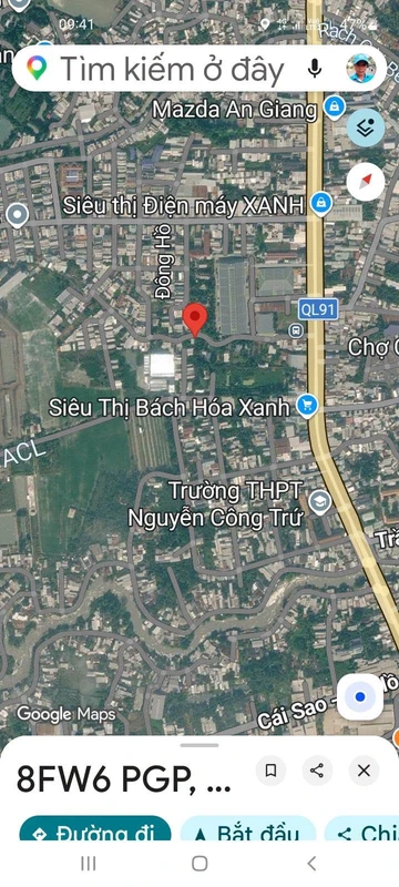 Bán nền 146m2 Mỹ Thới Long Xuyên An Giang 1 tỷ 600 triệu