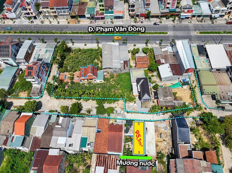 Bán lô đất 95m2 gần mặt tiền Phạm Văn Đồng, Mỹ Thượng, TP Huế giá 2,4 tỷ