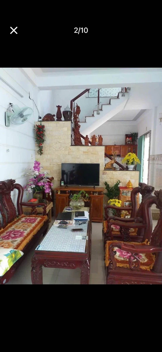 Bán nhà mặt tiền Võ Thị Sáu, Nhơn Bình, 51,9m2, 3 tỷ - Ảnh 1