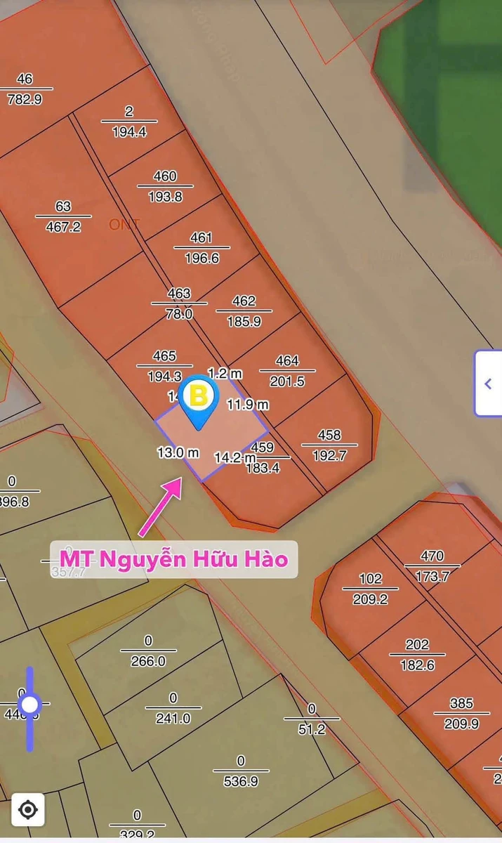 Bán đất mặt tiền Nguyễn Hữu Hào Quận 7, 186m², 3 tỷ 1 - Ảnh thu nhỏ 3