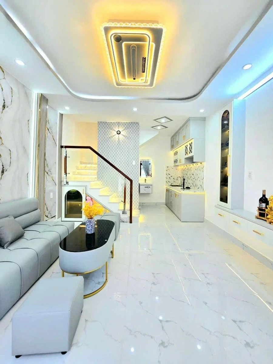 Bán nhà 1 trệt 1 lầu 28m² Huỳnh Tấn Phát Nhà Bè, 1 tỷ 590 triệu - Ảnh thu nhỏ 3