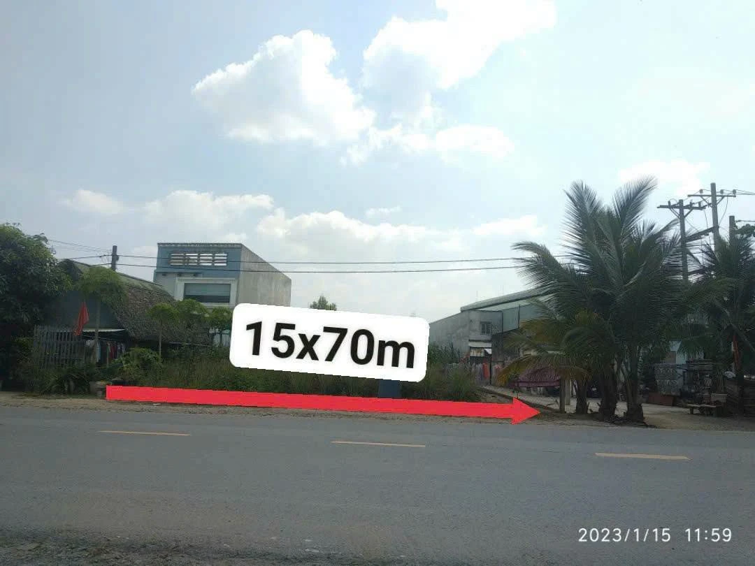 Bán đất 1000m2 mặt tiền Mai Bá Hương Bình Chánh - Ảnh thu nhỏ 2