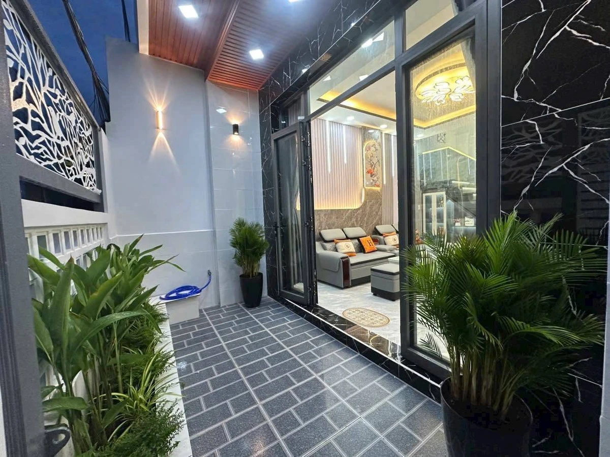 Bán nhà 2 mặt tiền hẻm xe hơi 6,25x12m gần ngã ba Tân Kim QL50, Bình Chánh - Ảnh thu nhỏ 2