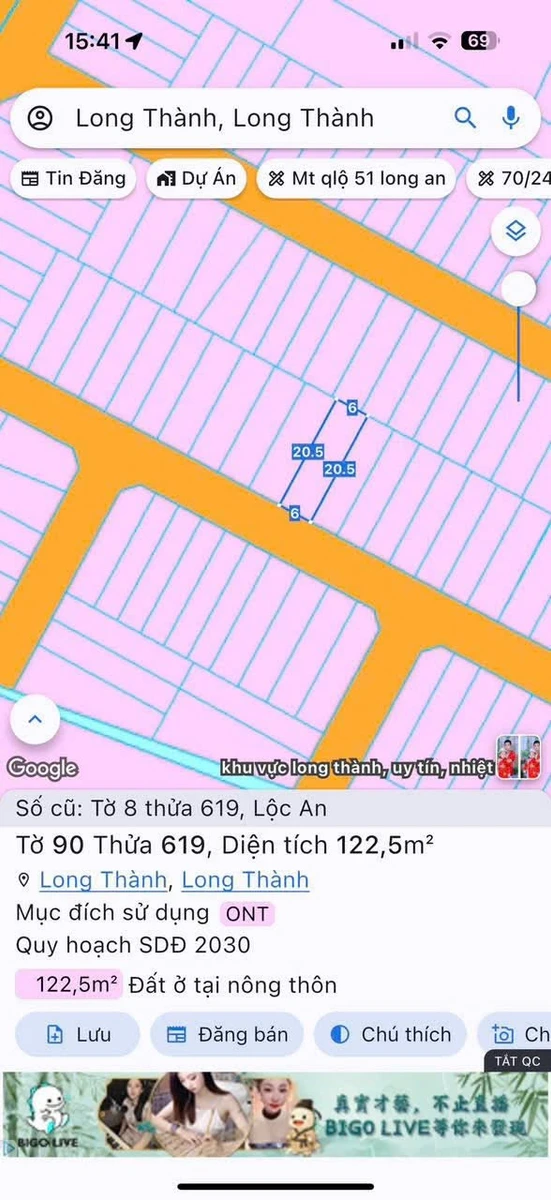 Bán đất thổ cư 6x20 sổ riêng gần KCN Long Đức 3, Lộc An, Đồng Nai - Ảnh 1