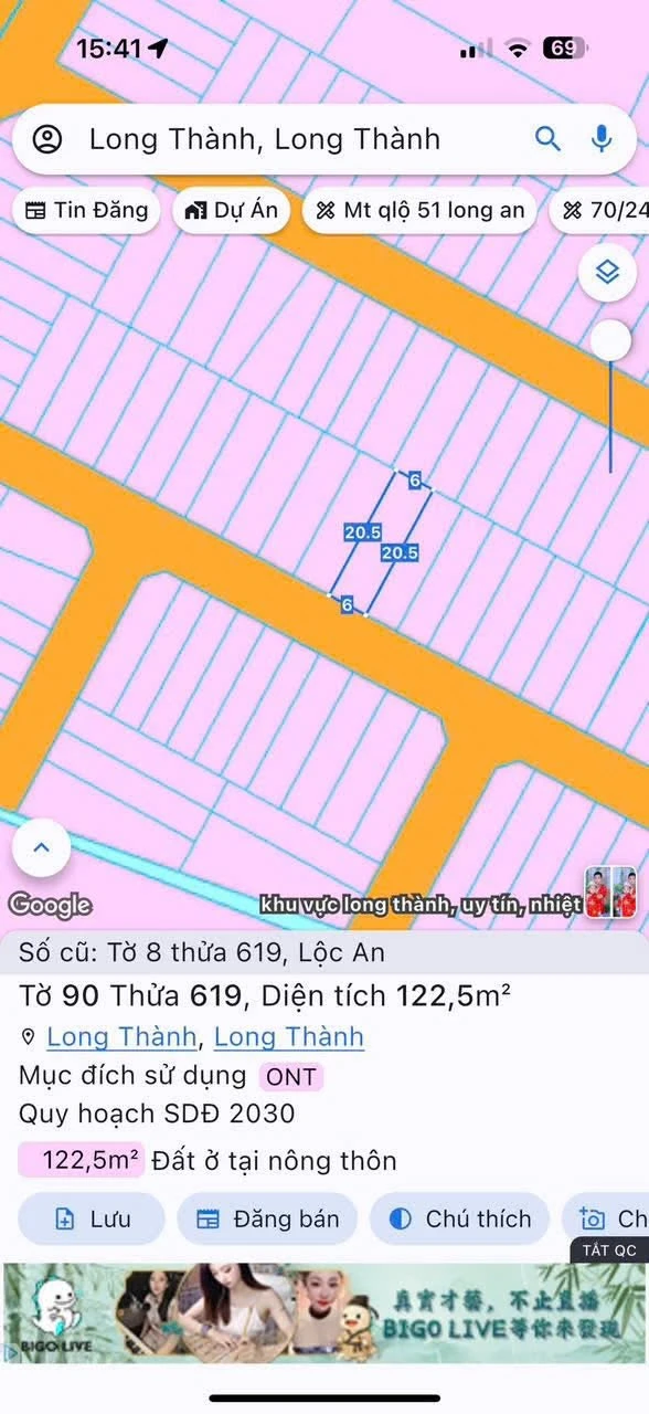 Bán đất thổ cư 6x20 sổ riêng gần KCN Long Đức 3, Lộc An, Đồng Nai - Ảnh 1