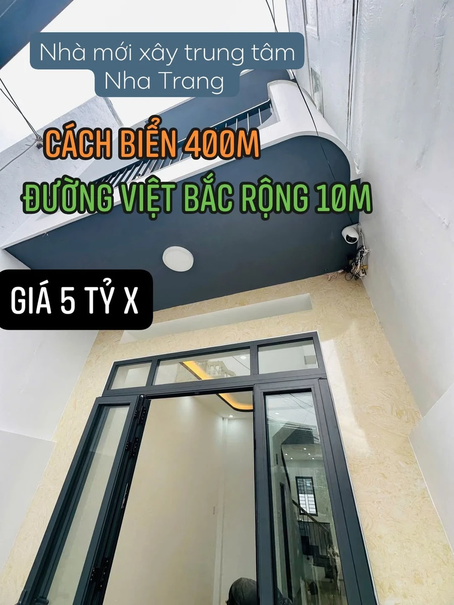 Nhà 2 tầng mặt tiền Việt Bắc Nha Trang 86m2, 5 tỷ - Ảnh 1