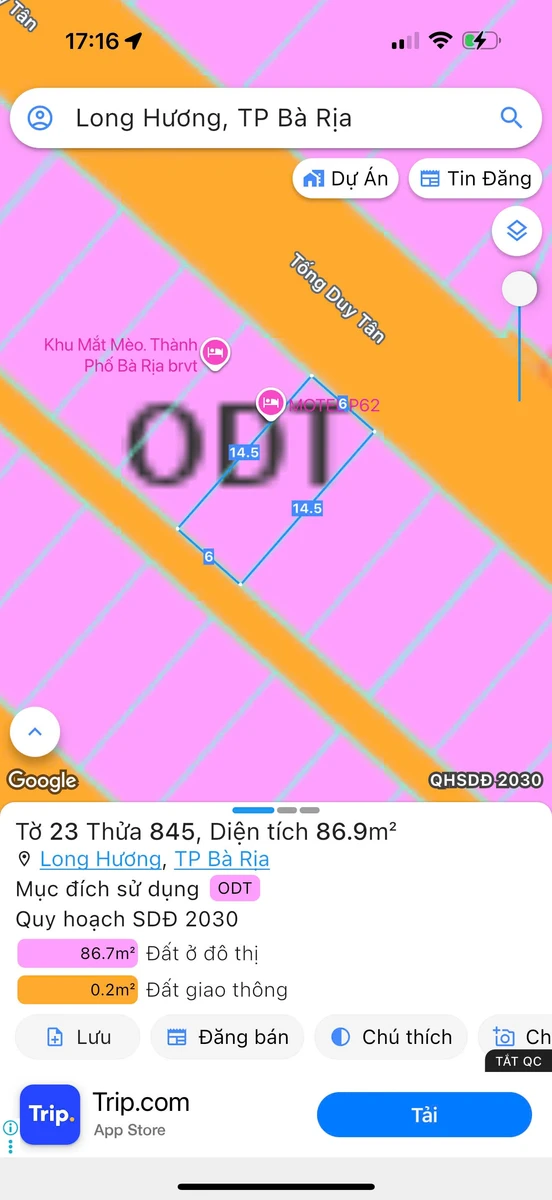 Bán nhà thô 87m2 ở Phường Long Hương, Bà Rịa - 4,4 tỷ - Ảnh thu nhỏ 2