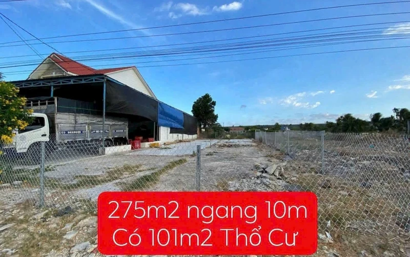 Bán lô đất mặt tiền QL1A Hàm Kiệm 275m2, 3 tỷ 400 triệu