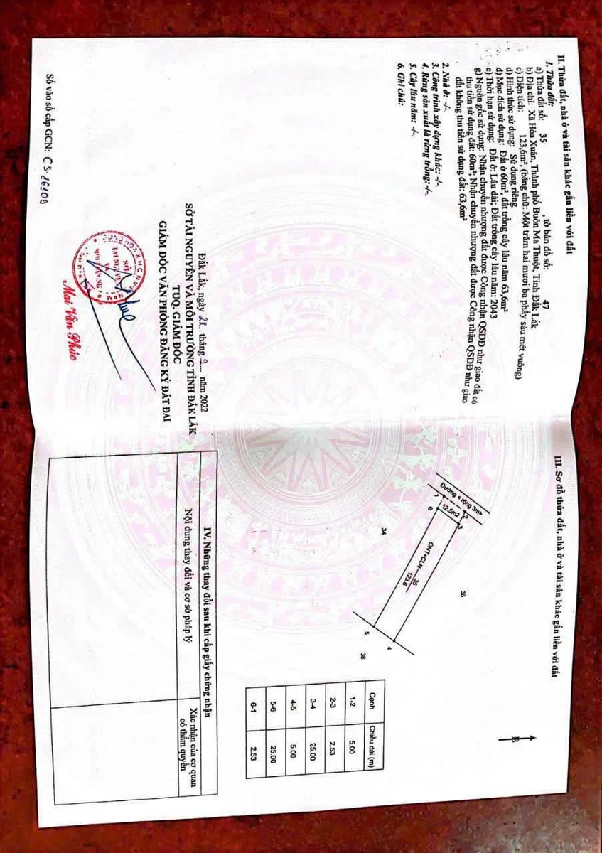 Bán lô đất 5x25 hẻm cấp 1 Phan Huy Chú, Hoà Xuân, Đà Nẵng giá 525 triệu/lô - Ảnh thu nhỏ 2