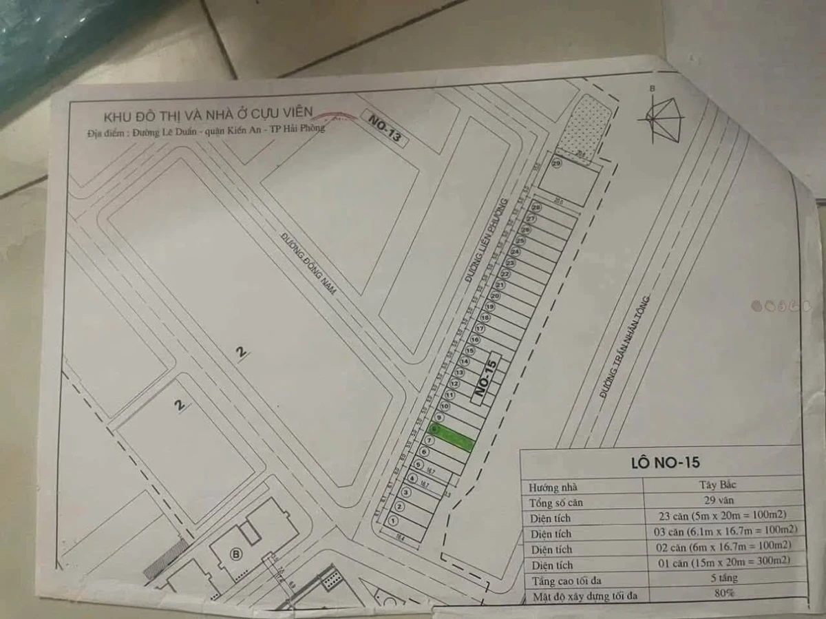 Bán lô đất 100m² Cựu Viên, Kiến An, Hải Phòng 5 tỷ - Ảnh thu nhỏ 2