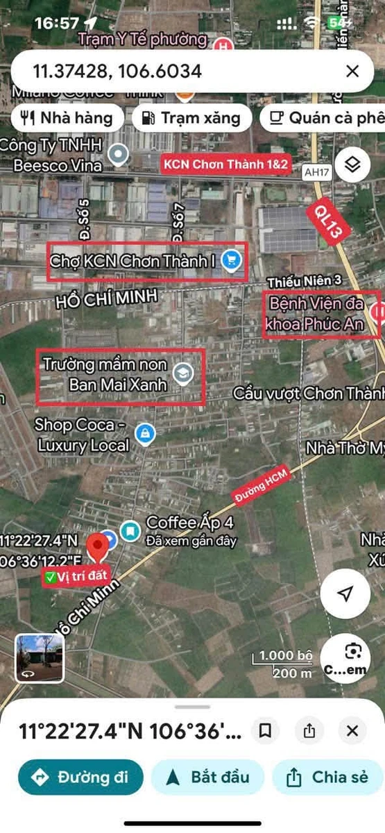 Bán đất Chợ Mới Trừ Văn Thố 80m² sổ hồng, giá 850 triệu - Ảnh thu nhỏ 4