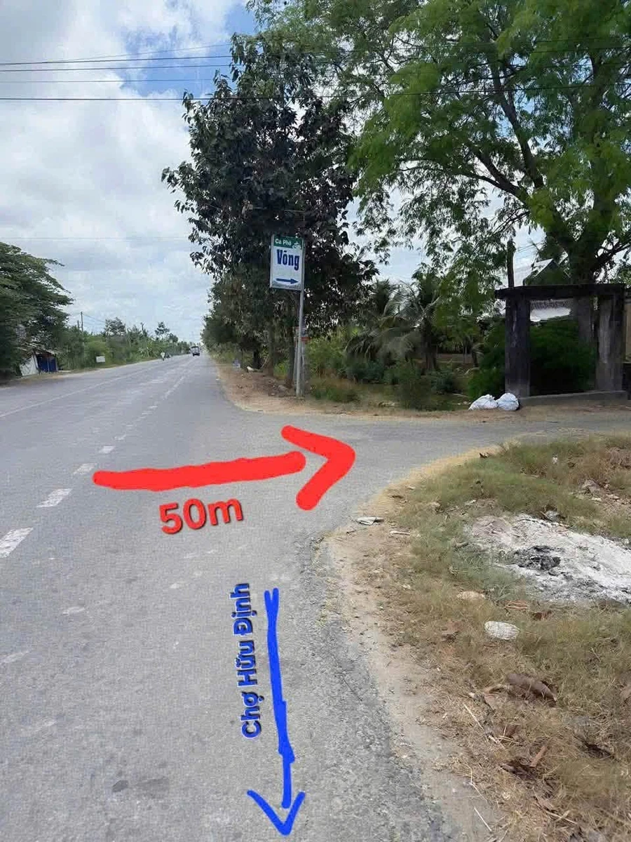 Bán nền biệt thự Phú Tân 500m², mặt tiền đường 900 triệu - Ảnh 1
