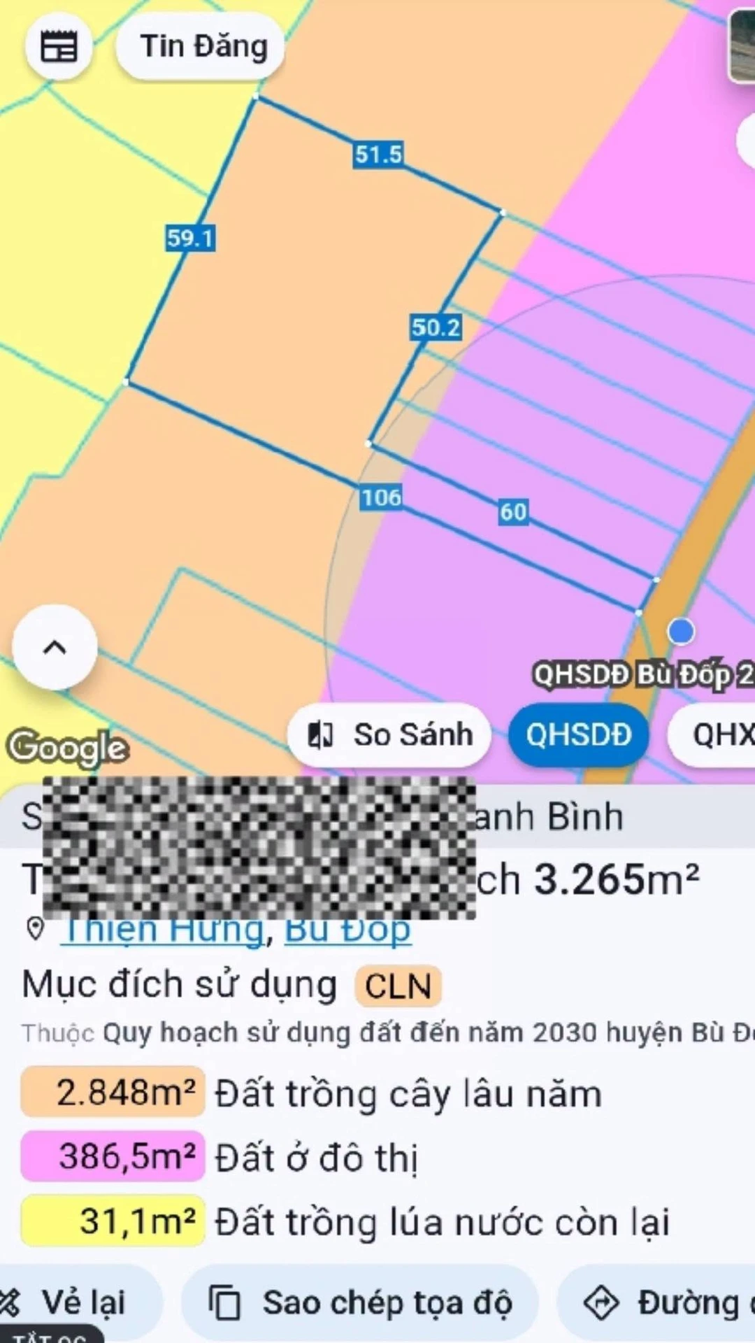 Bán đất 3.265m² mặt tiền đường nhựa Đồng Nai, 850 triệu - Ảnh 1