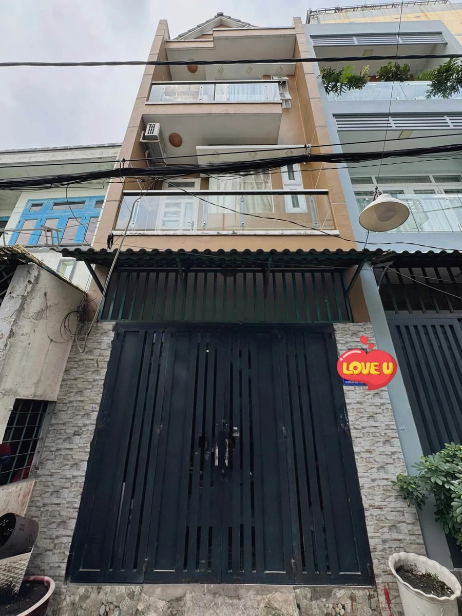 Bán nhà hẻm 5m Miếu Gò Xoài, Bình Tân, 4x10m, 1 trệt 2 lầu, 4PN, giá 4,88 tỷ - Ảnh 1