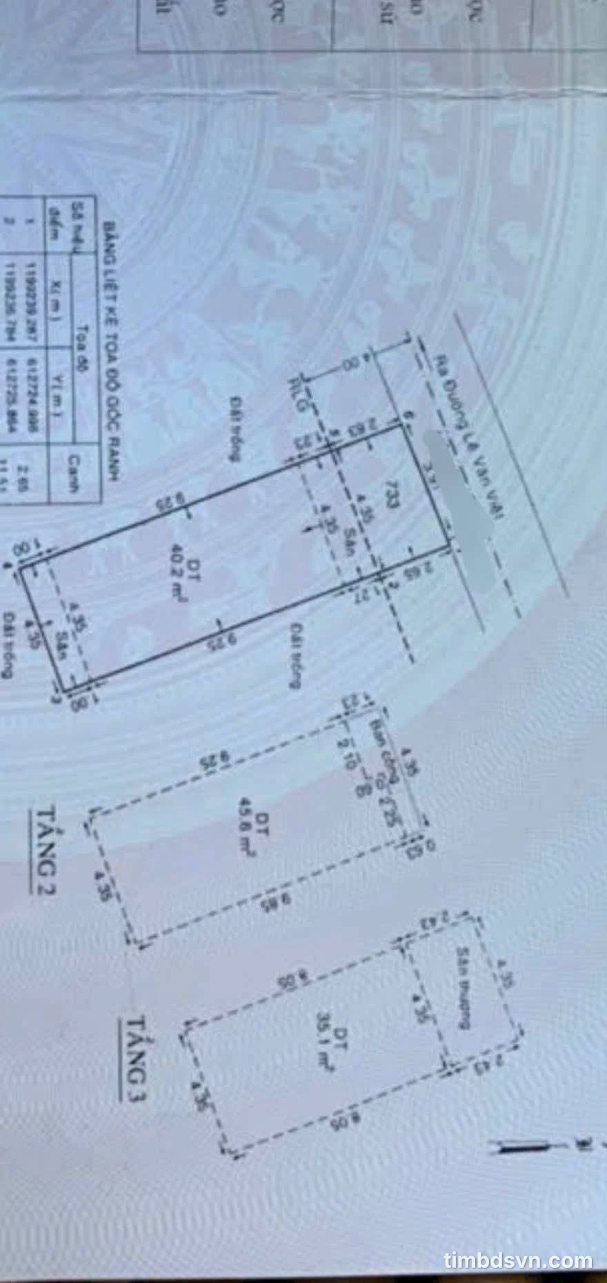 Bán nhà 3 tầng 4PN 61.5m² hẻm xe hơi Lê Văn Việt Q9 - Ảnh 1