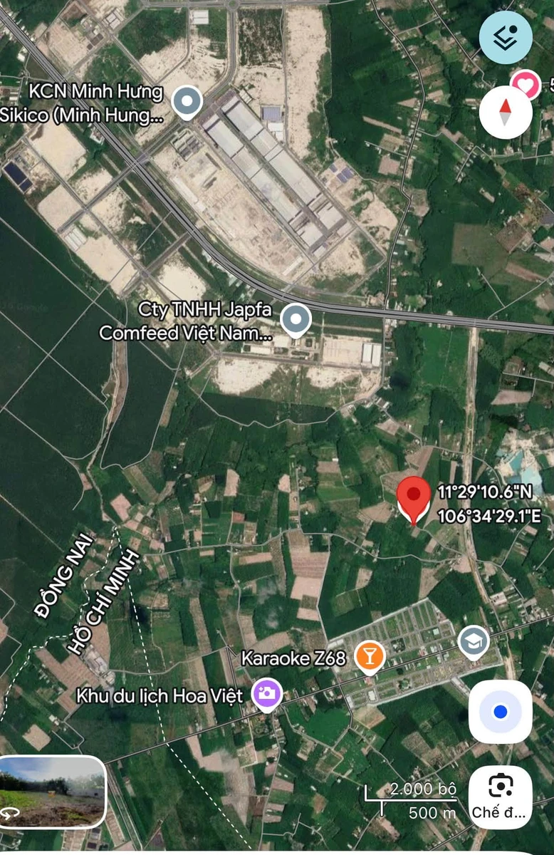 Bán đất 500m2 có 50m2 thổ cư đường số 28 Phường Minh Hưng giá 480 triệu - Ảnh 1