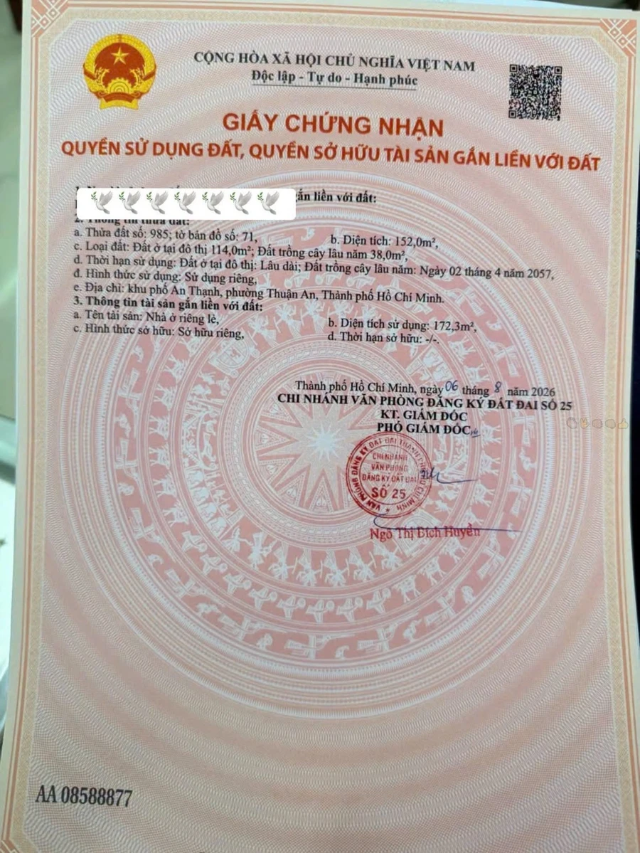 Bán nhà mặt tiền Thủ Khoa Huân, Thuận An, 152m2, 5PN, giá 6,8 tỷ - Ảnh thu nhỏ 3