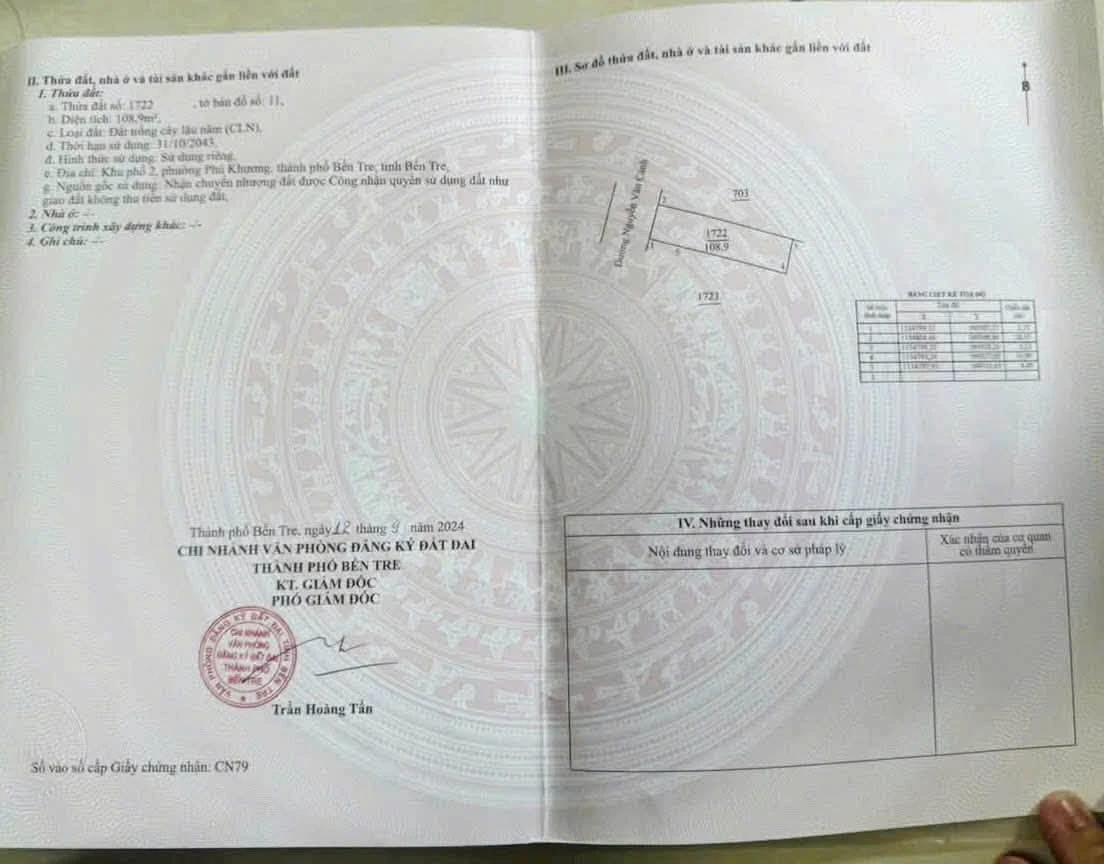 Bán nhà mặt tiền gần chợ Tú Điền 108,9m2, giá 3 tỷ - Ảnh thu nhỏ 3