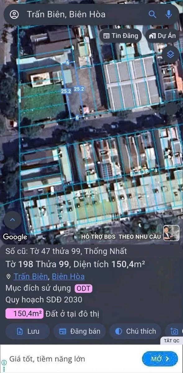 Bán lô đất biệt thự phố 150m2 Trấn Biên 11.5 tỷ - Ảnh thu nhỏ 2