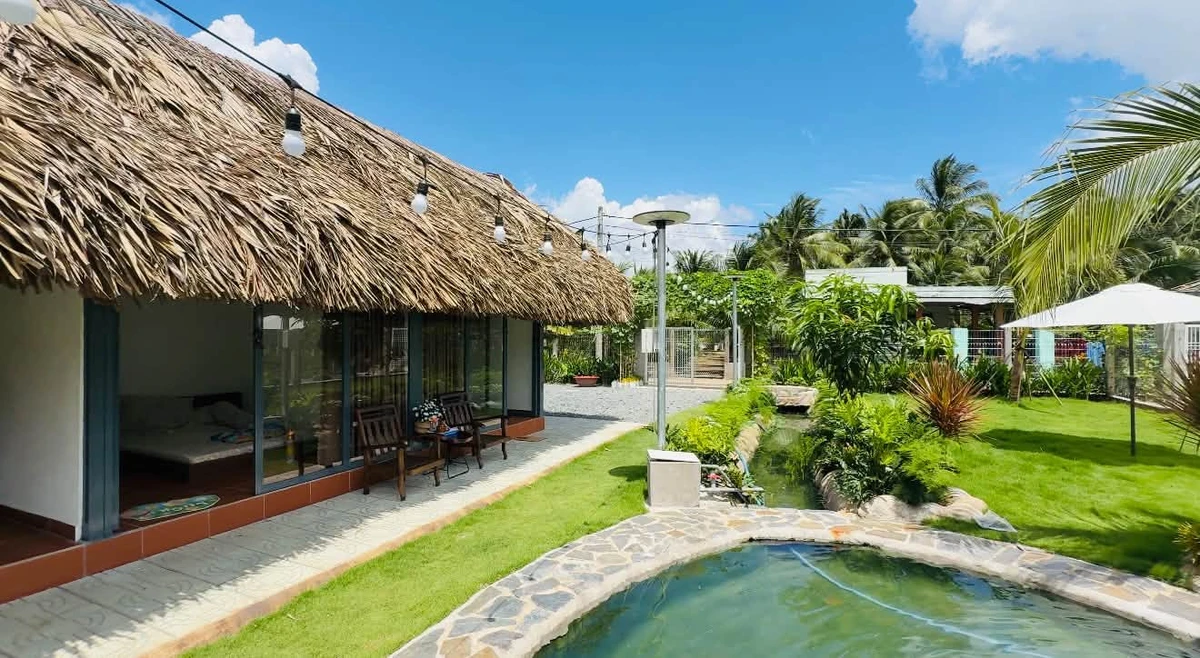 Bán biệt thự vườn 527m² với hồ bơi gần KCN Giao Long 1,39 tỷ - Ảnh thu nhỏ 4
