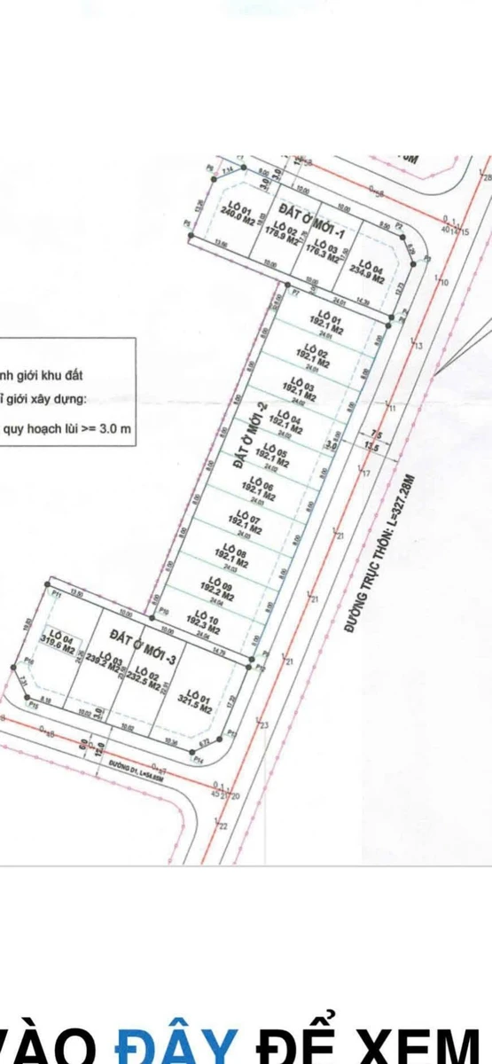 Bán đất KQH Vinh Vệ - Phước Linh 192,1m2 giá 2,2 tỷ, Phường Mỹ Thượng, Huế - Ảnh thu nhỏ 5